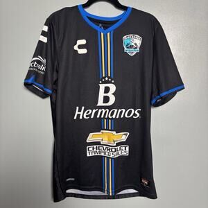 2018 Tampico Madero Jaiba Brava Soccer Futball Jersey Kit Charly Medium Black